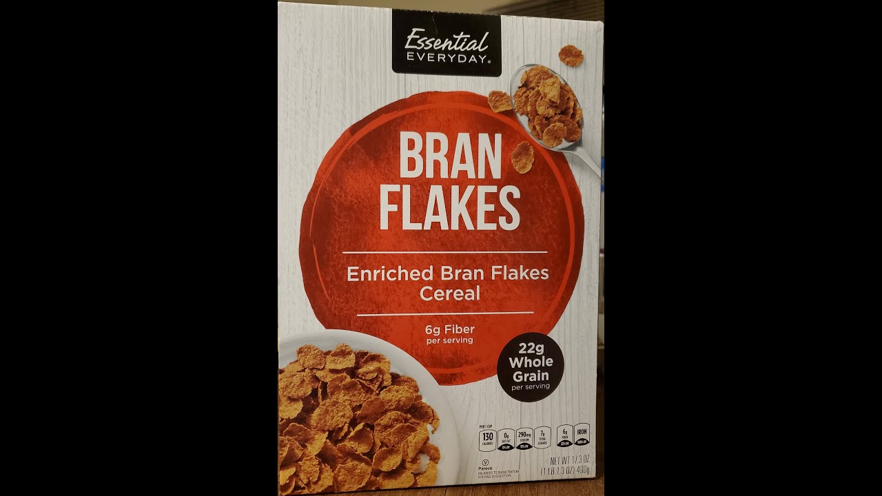 Essential Everyday Bran Flakes Cereal Review YouTube