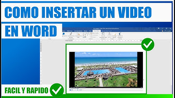 Como Insertar un Video en Word Desde Mi PC ▷ BIEN EXPLICADO ✅