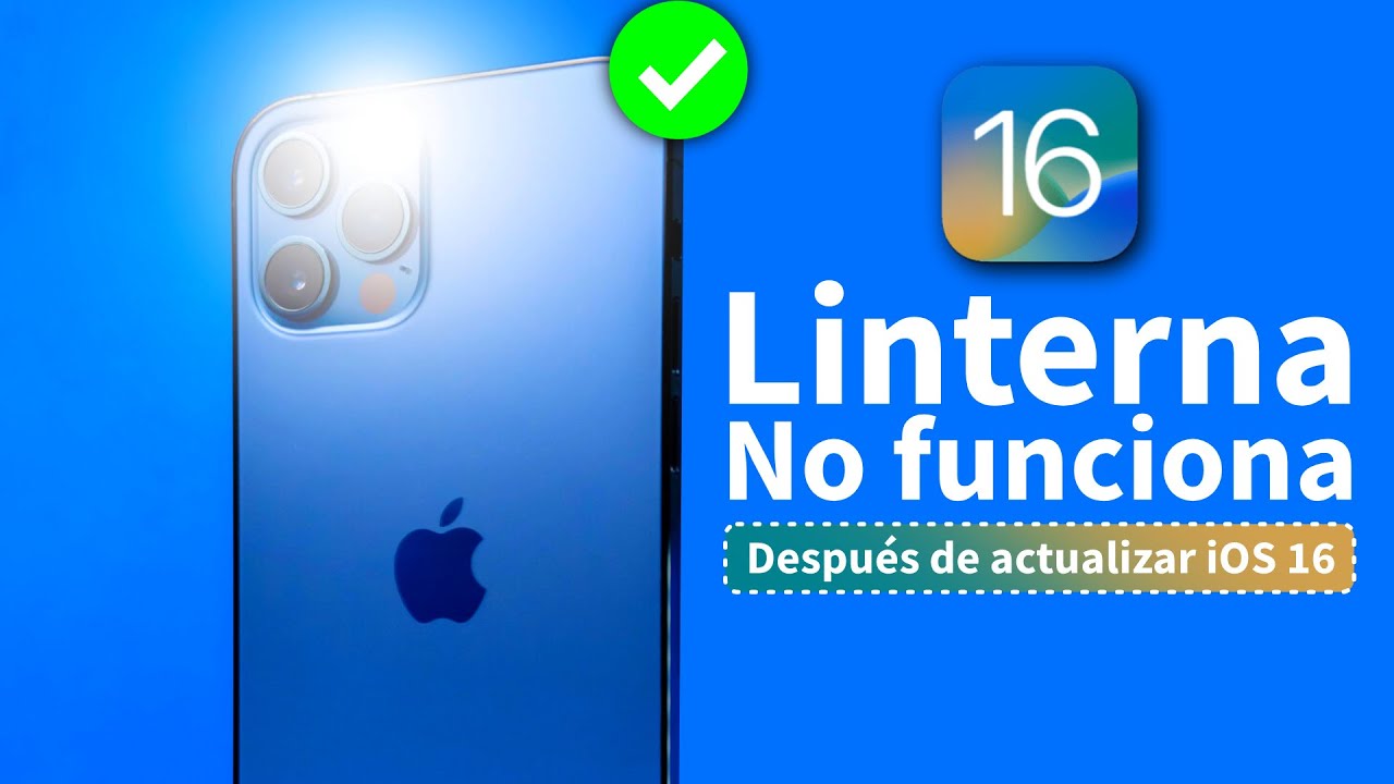 Linterna iPhone NO FUNCIONA Después de actualizar iOS 26/18 - YouTube