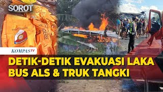 The Moments Of Evacuation After The Als Bus And Tanker Truck Accident 16 Victims Died