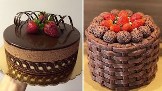 So Creative Amazing Chocolate Cake Decorating Compilation #8 | Most Satisfying Cake Videos