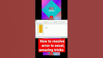 Shown Error in Excel 😎