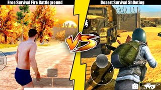 Free Survival Fire Battleground vs Desert Survival ShOoting Comparison | Which Game Is Best In 2021🔥 screenshot 2