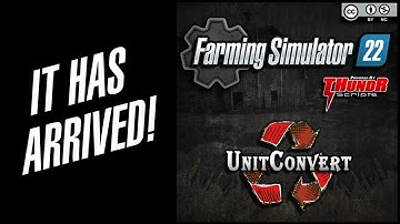 Convert Liters to Bushels! - Unit Convert by ThundR - Beta Release for Farming Simulator 22!
