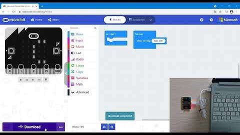 Kết nối micro:bit với máy tính_Micro:bit cơ bản_Future Kids Lab