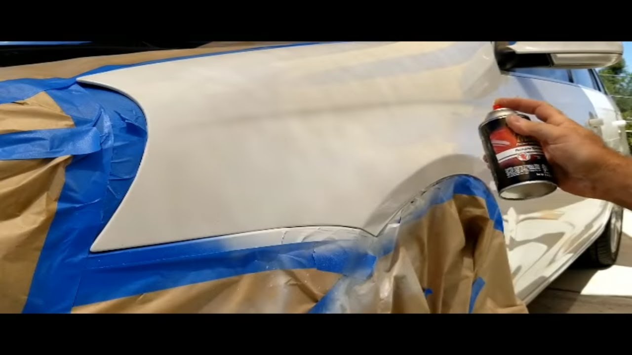 FIx a Dent and spray can paint match on your car YouTube