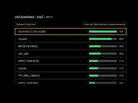 Cyfrowy Polsat dekoder HD konfiguracja Wi Fi