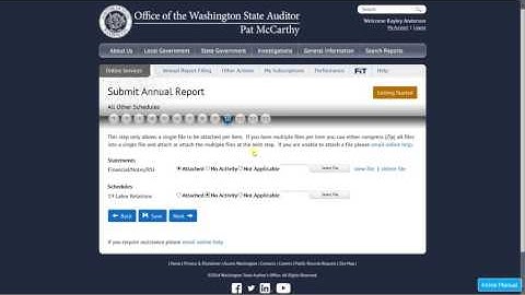 Submit your Annual Report