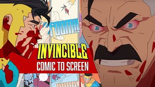 "Think, Mark!” Scene From Invincible | Comic to Screen Comparison | Prime Video