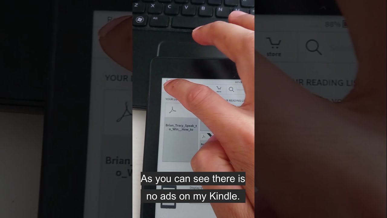How to remove special offers from Kindle YouTube