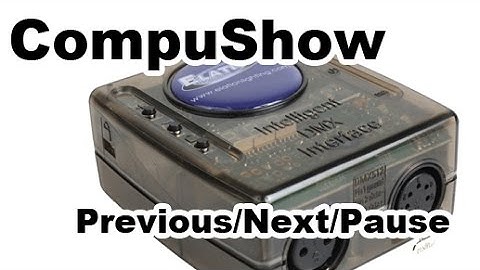 Compushow -  Next, Previous, Pause buttons