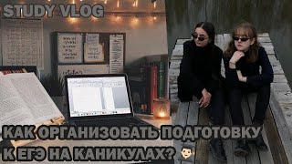 study vlog// как готовиться к егэ по истории и обществу на каникулах?/ мой недельный план