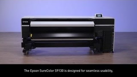 Epson SureColor S9130 Tutorial Video: Ease of Operation & Maintenance