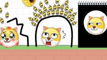 Dog Rescue - Draw To Save All Levels 😎🍿🤏😎 walkthrough Android,ios Challenge Gameplay DG3578