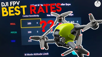 DJI FPV Drone Best Rates Setup and Virtual App Walkthrough