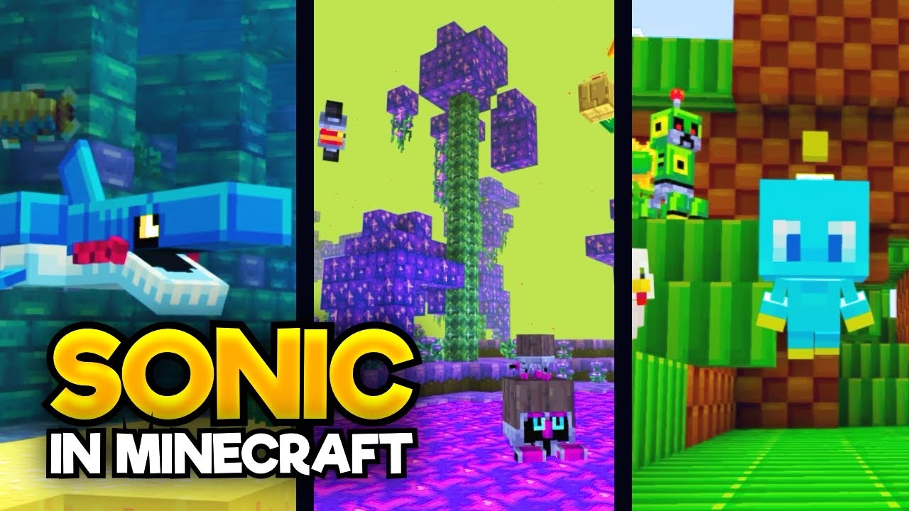 Sonic sprite (Sonic 1 megadrive Minecraft Skin