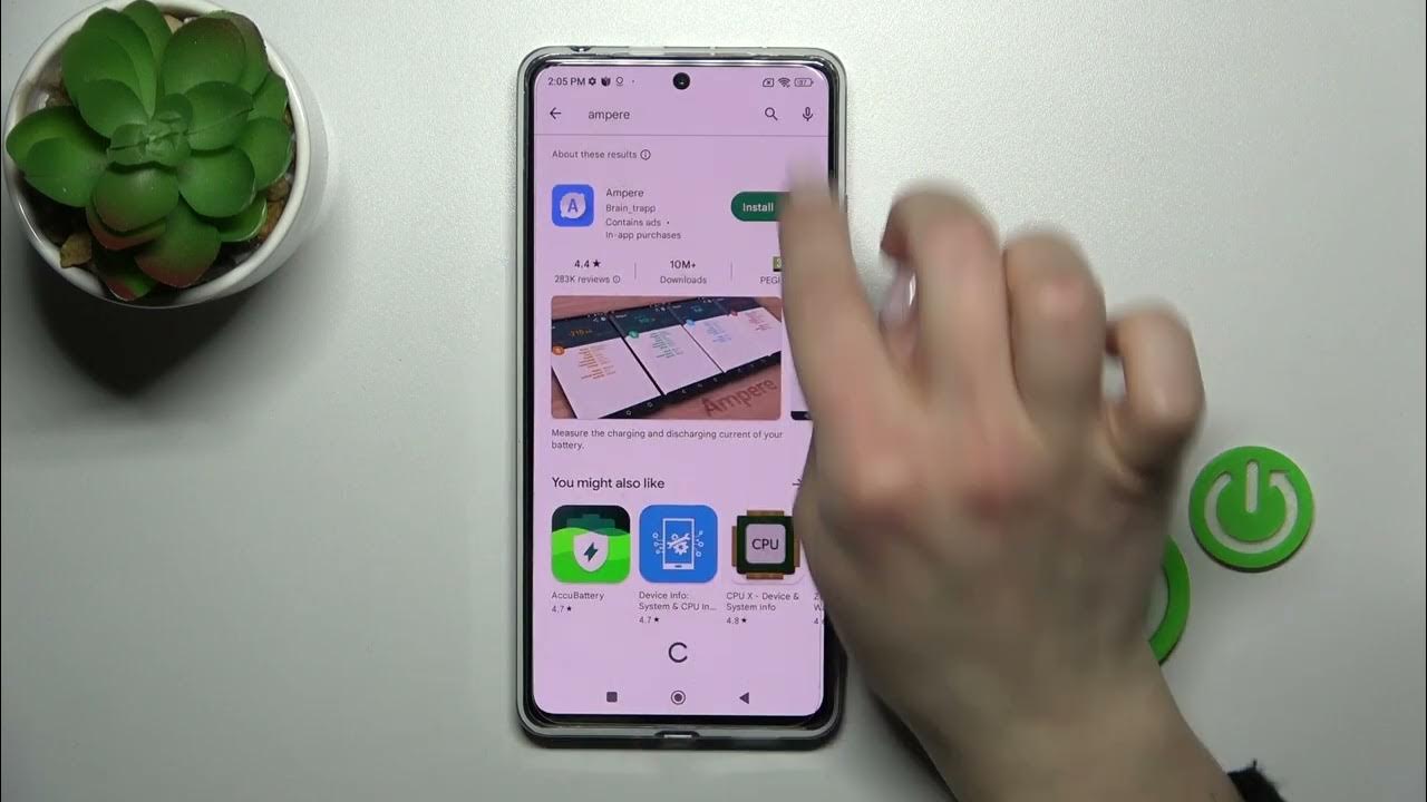 How to Check Battery Temperature on REDMI NOTE 12 PRO Use Ampere App
