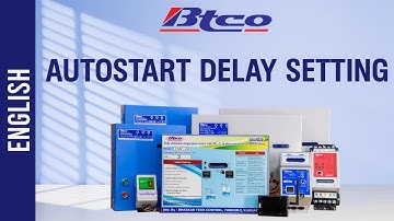 How to Set Auto Start Delay on BTCO Submersible Motor Starters - English Tutorial