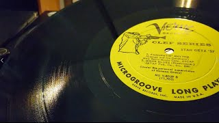 Verve Records – MG V 8029 Stan Getz '57  スタン・ゲッツ Bob Brookmeyer 他