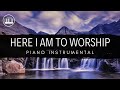 Here i am to worshiphillsong piano instrumental with lyrics  by andrew poil  piano cover