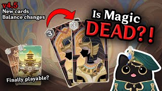 IS MAGIC DEAD? - Version 4.5 balance changes & new action cards review | Genshin Impact TCG