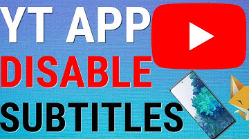 YouTube App - How To Turn Subtitles On/Off