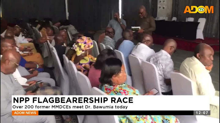 NPP FLAGBEARERSHIP RACE: Over 200 former MMDCEs meet Dr. Bawumia today - Premtobre Kasee (23-06-25)