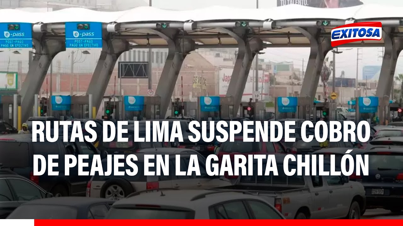 🔴🔵Puente Piedra: Rutas de Lima suspende cobro de peajes en la garita ...