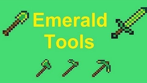 Minecraft Mod Showcase: Emerald Tools Mod!
