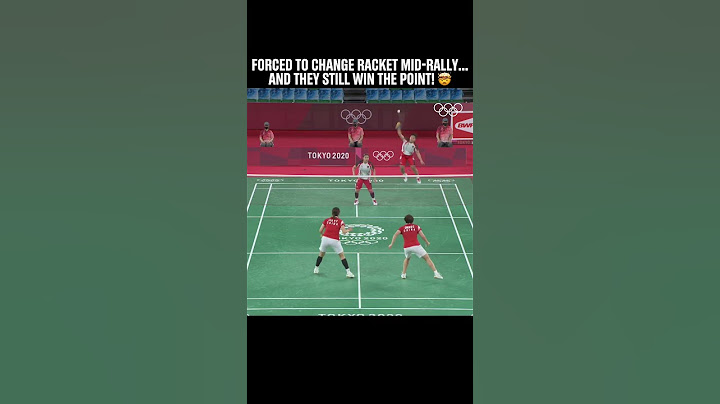 When your teammate has your back! 🏸💪