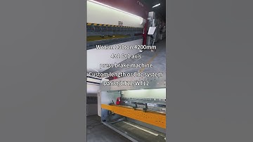130ton 4200mm 4+1 6+1 axis CNC Press Brake Machine 160ton 200ton 3.2m 6m or other customized