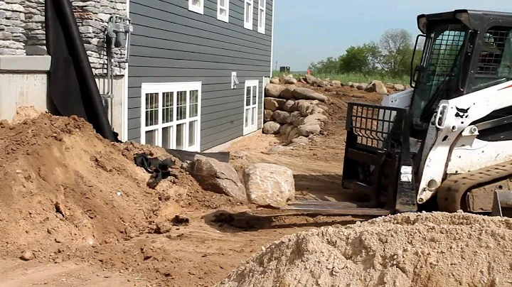 Installing a retaining wall