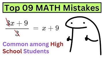90% Students Make the Same Top 09 Math Mistakes