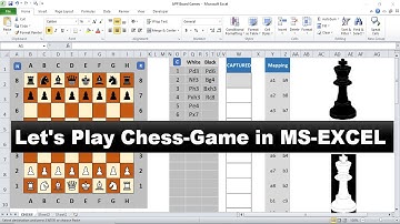 Play Chess Game in MS-EXCEL