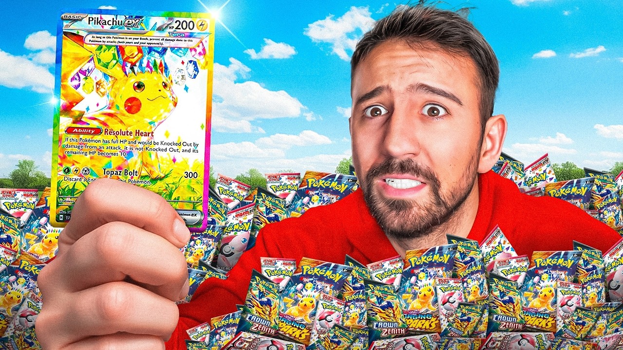 Abrí +100 SOBRES POKEMON BUSCANDO la CARTA MAS CARA - YouTube