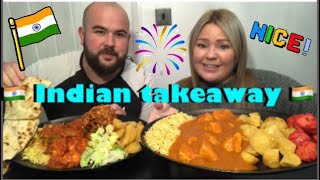 Indian takeaway, Indian food mukbang uk