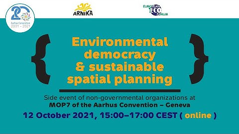 Aarhus 7-MOP 2021 side-events: How Kyiv community fights for green zones, Yegor Firsov