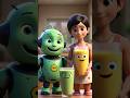 Humanoid Robots Blends fruits into Delicious and Healthy Juice and serves the Customer #futuristic#R
