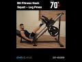 BH Fitness Commercial Hack Squat Leg Press | Gymgear Ireland