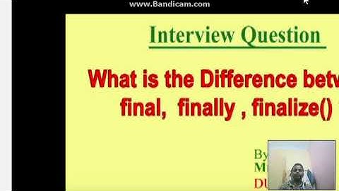 Difference between final,finally,finalized() in Java.
