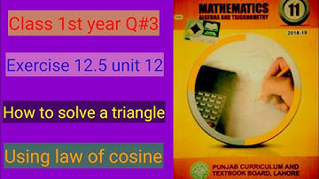 Question no 3 exercise 12.5 unit 12 complete solve in easy method