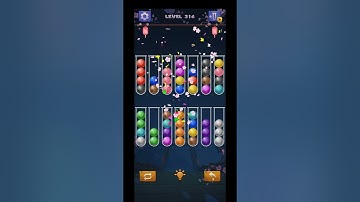 Color Ball Sort Puzzle Level 314 Solution