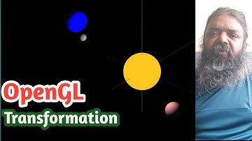 Python OpenGL Transformation | Fixed function pipeline part - 2 | 11Jan2023