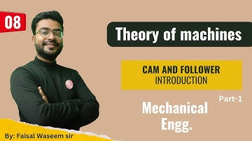 Theory of machines |Lecture 8| Cam and Follower C-6 P-1 | Introduction | By Faisal Sir