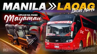 Bus na pang mayaman! | MANILA to LAOAG Ilocos Norte
