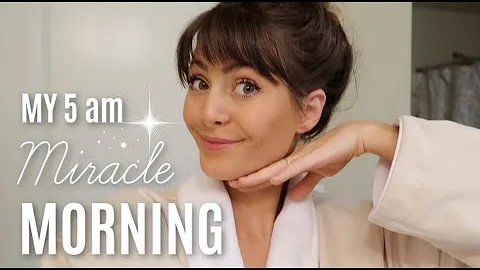MY 5 AM  MIRACLE MORNING ROUTINE //  Mom of three ...