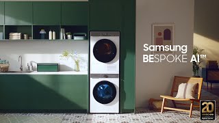 Máy giặt Bespoke AI | Tự động phân bổ nước giặt xả theo độ bẩn, sạch hoàn hảo | Samsung