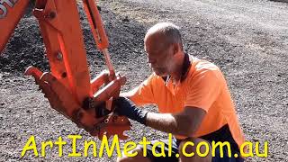 Installing the Backhoe Quick Connect