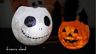 DIY Easy Halloween JACK O'Lantern Nightlight + Ruffle Tree Decor | c for craft