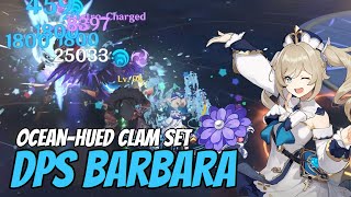 Ocean Hued Clam DPS Barbara Spiral Abyss Floor 12 first half showcase | Genshin Impact